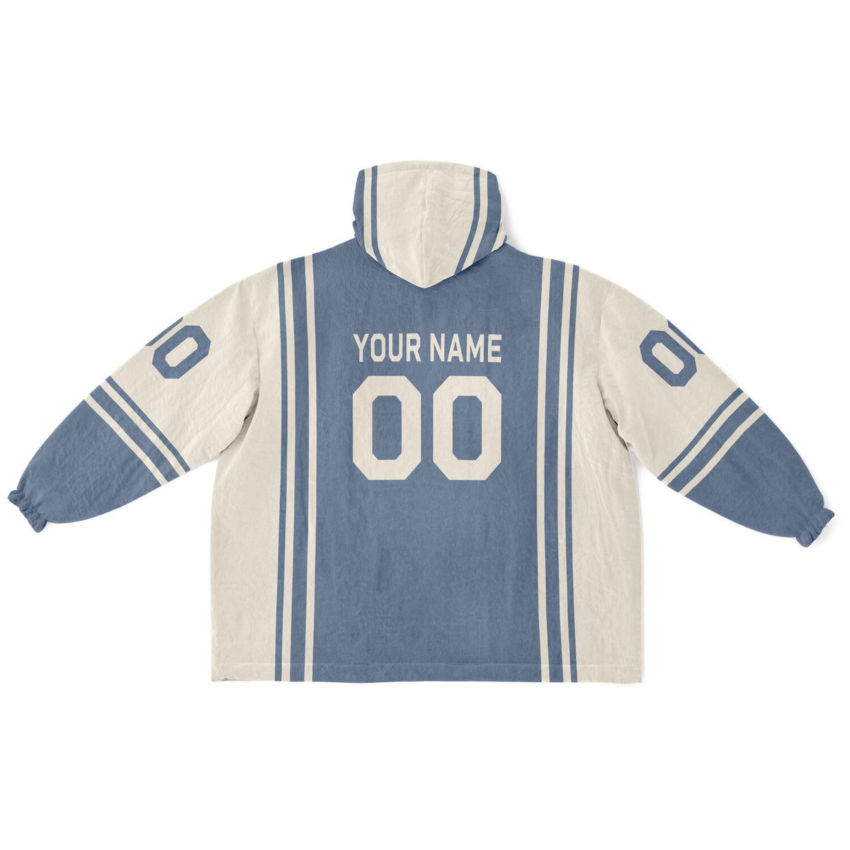 Slate Blue & Cream Bold