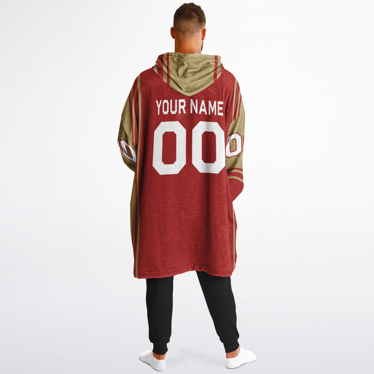 Red Dark Gold Bold
