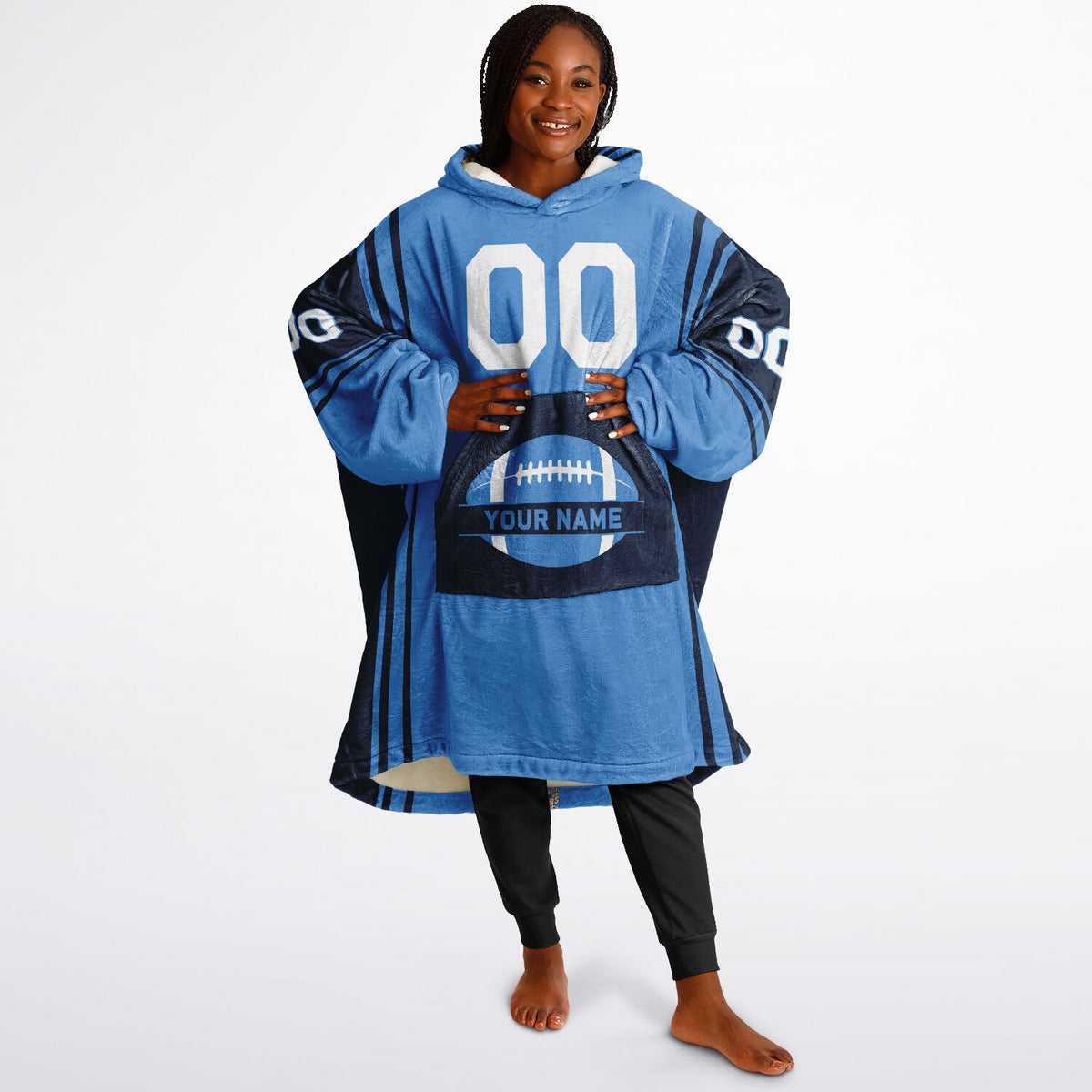 Light Blue/Navy Bold