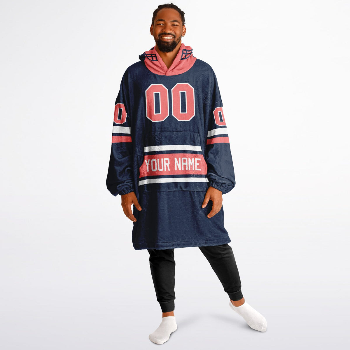 Navy Electric Coral White Kickoff