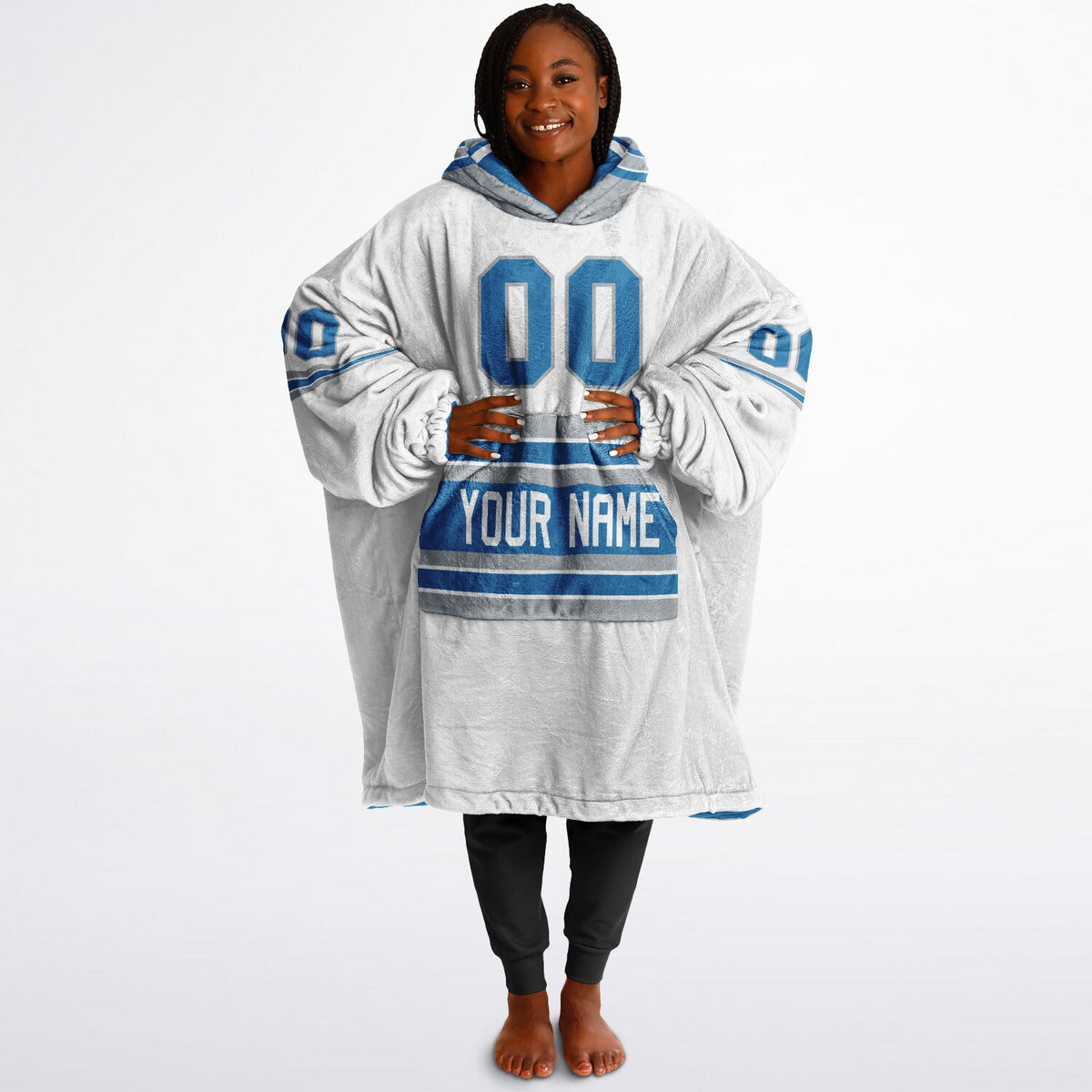 Blue/Silver/White Superfan Reversible