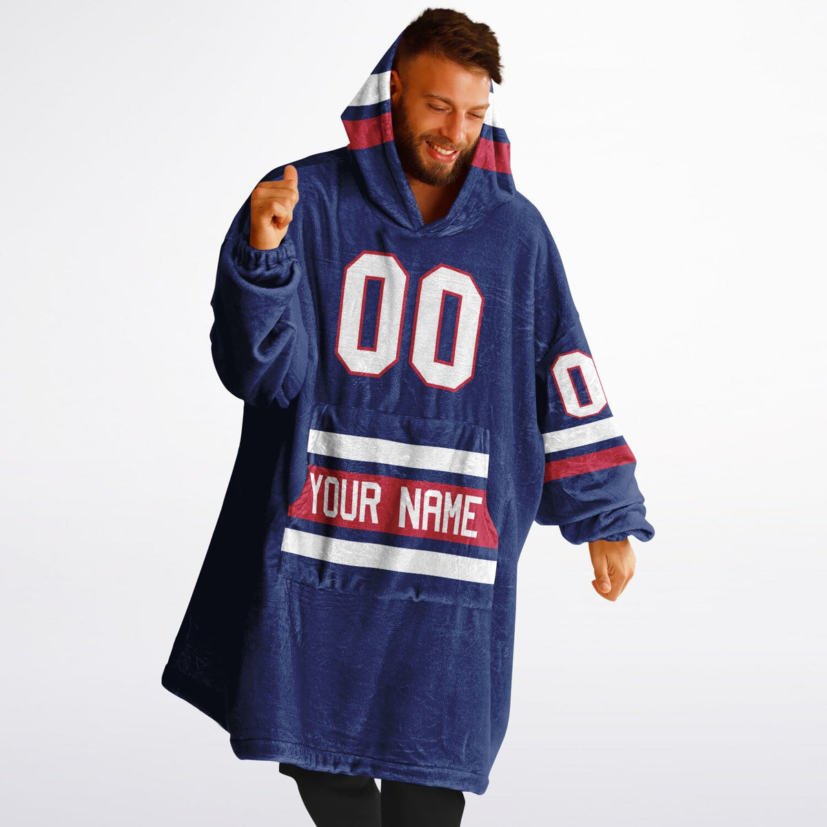 Dark Blue Red White Classic