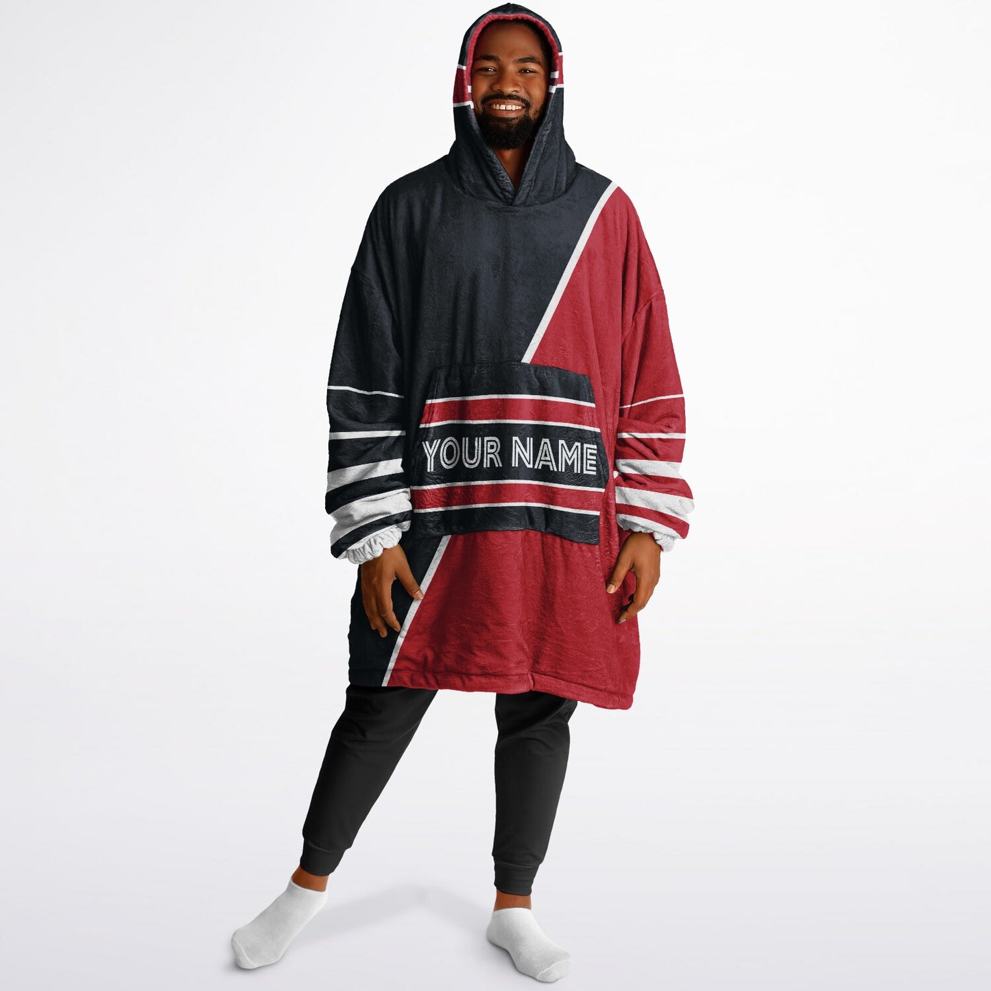 Deep Steel Blue/Red/White Everyday Reversible