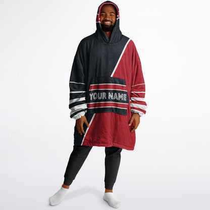 Deep Steel Blue/Red/White Everyday Reversible