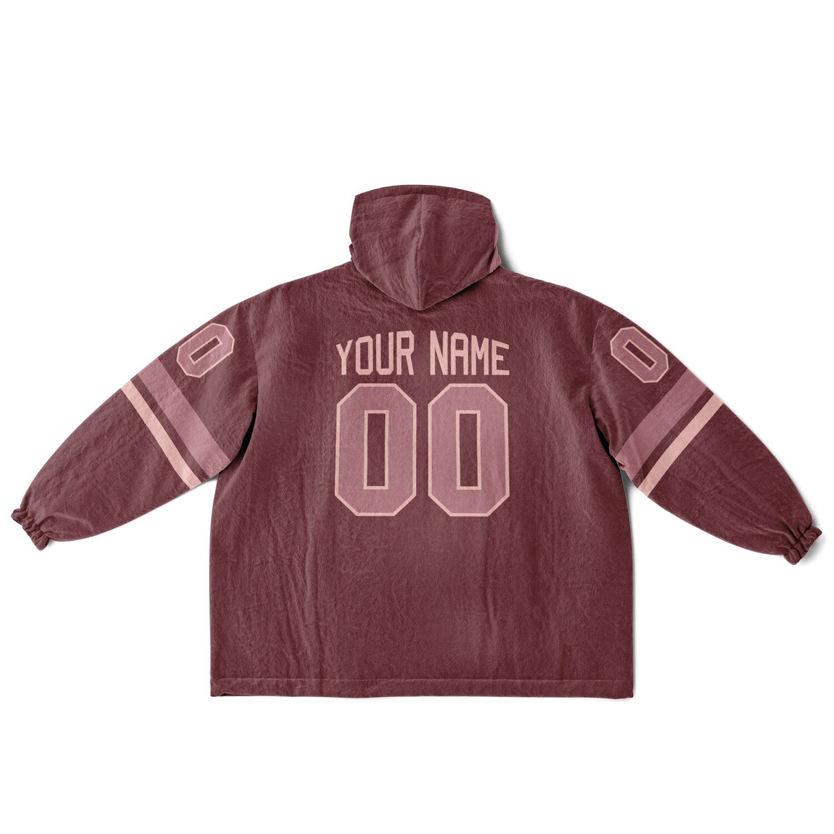 Burgundy Blush Pink Rose Superfan Reversible