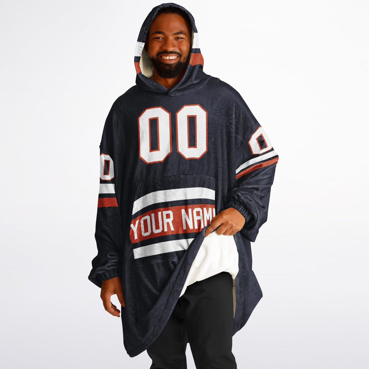 Navy Orange White Classic
