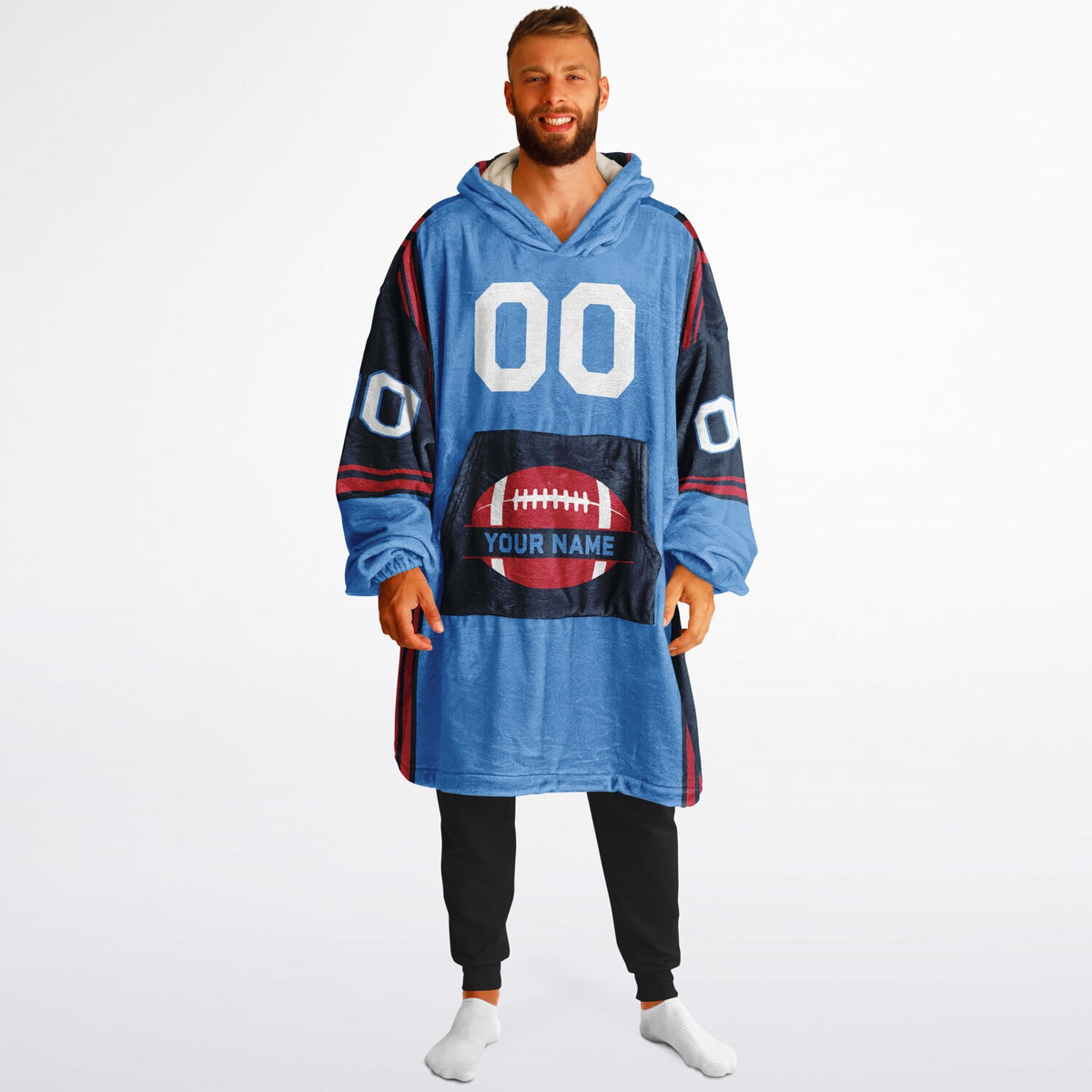 Light Blue/Navy/Red Bold