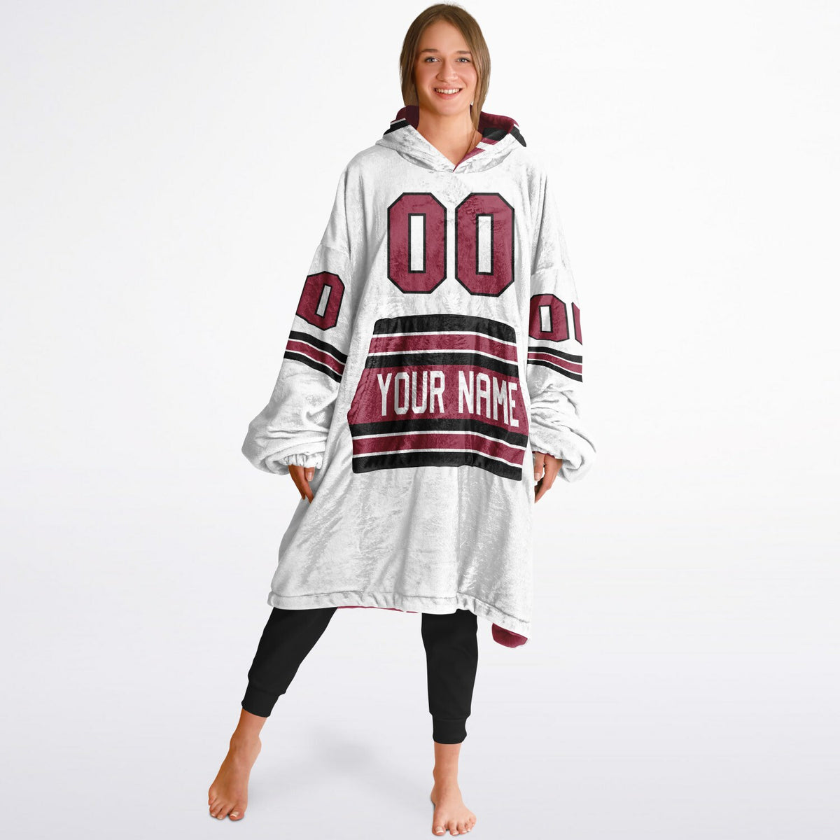 Crimson/Black/White Superfan Reversible