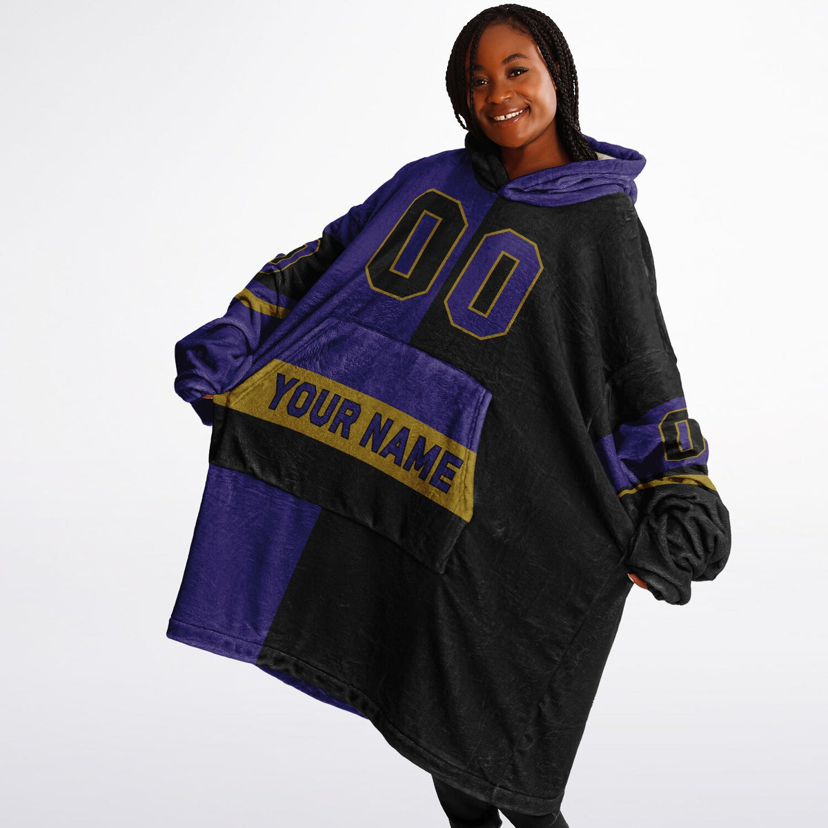 Purple Black Dark Gold Halftime