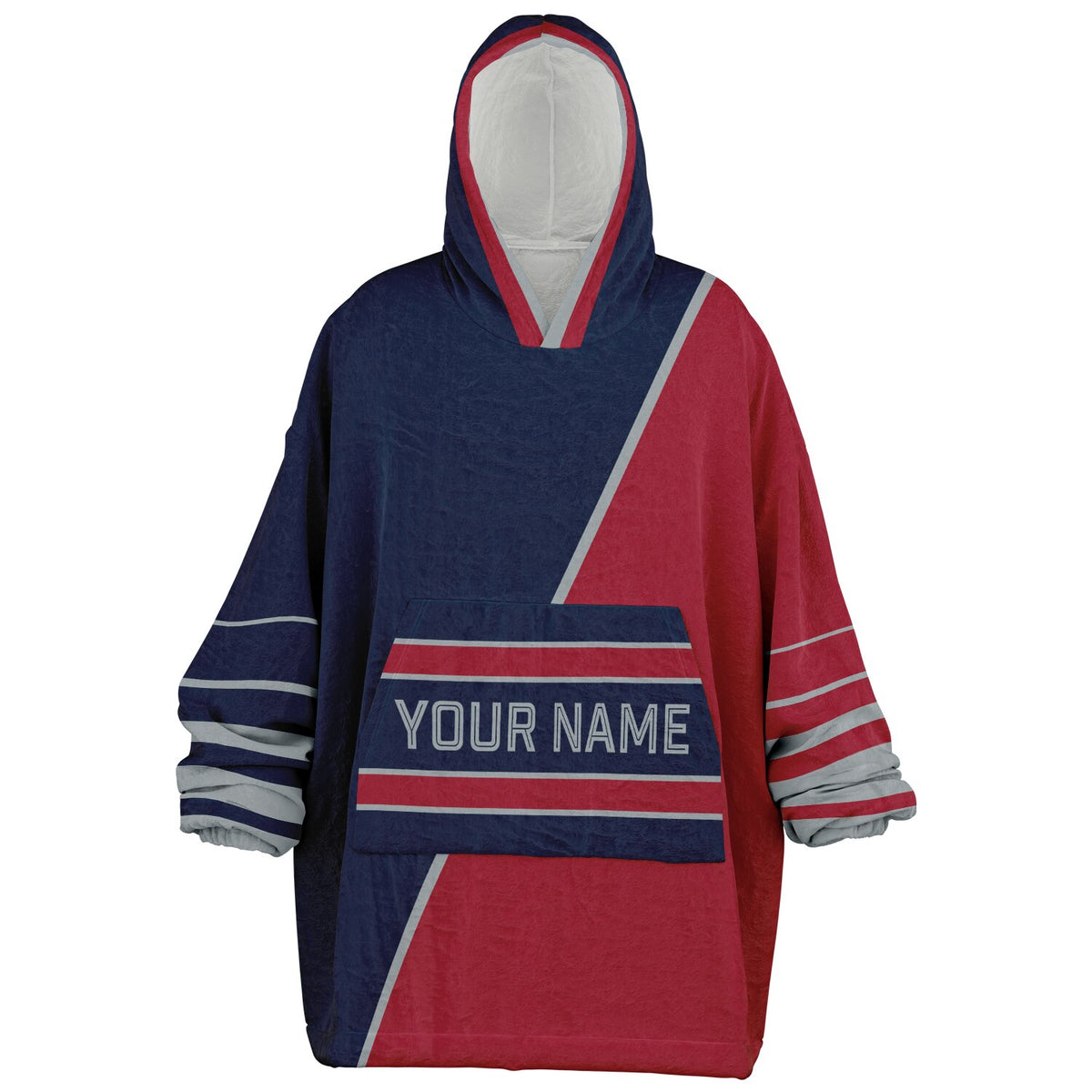 Navy/Red/Silver Split Decision