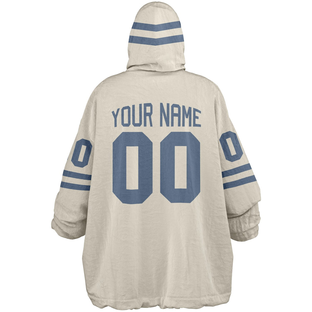 Slate Blue & Cream Superfan Reversible