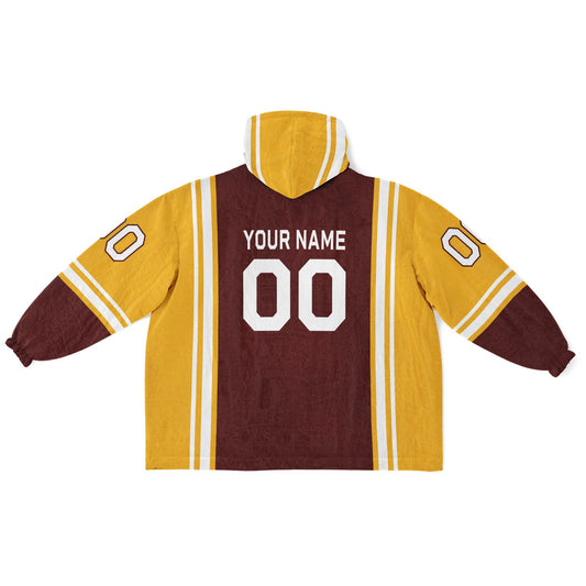 Burgundy/Gold/White Bold