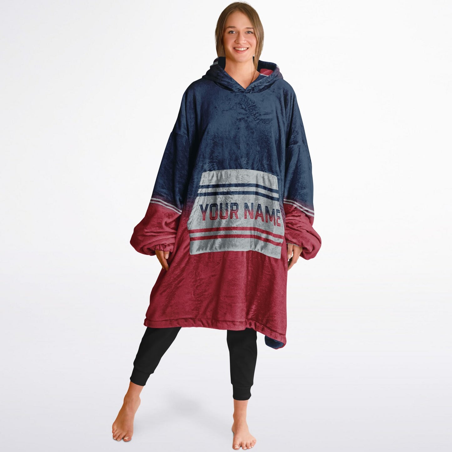 Nautical Blue/Red/Silver Everyday Reversible