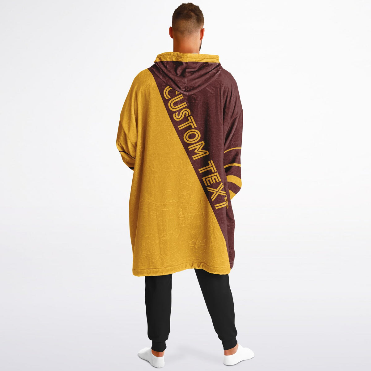 Burgundy & Gold Split Decision