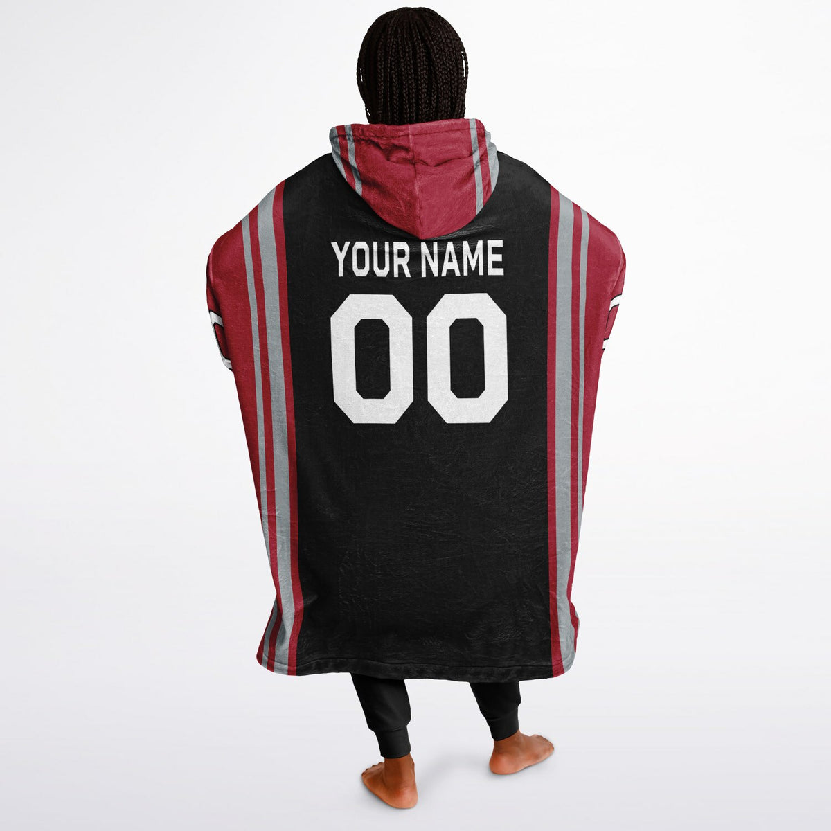 Black/Red/Silver Bold