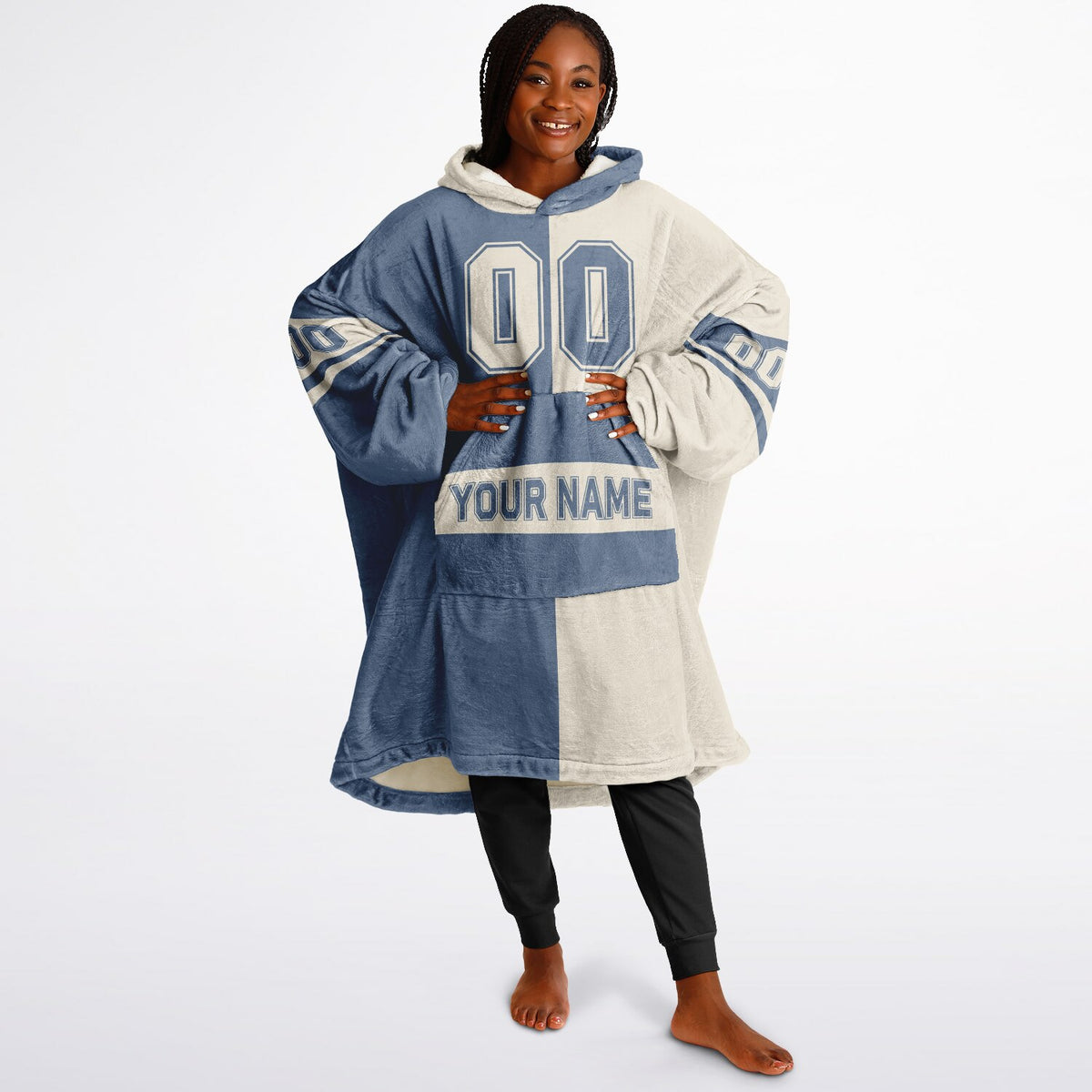 Slate Blue & Cream Halftime