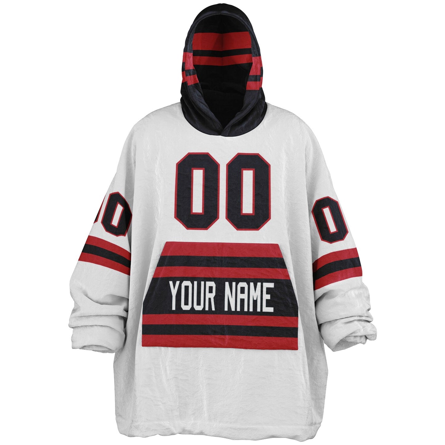 Deep Steel Blue/Red Superfan Reversible