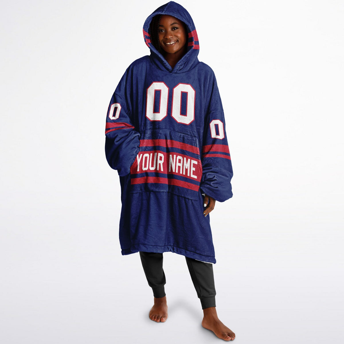 Dark Blue/Red Superfan Reversible