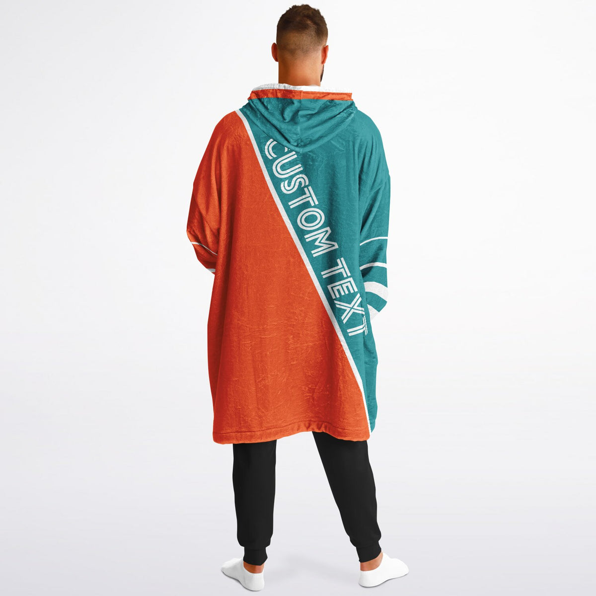 Teal Orange White Split Decision
