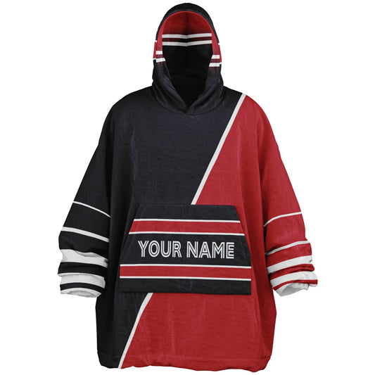 Deep Steel Blue/Red/White Everyday Reversible