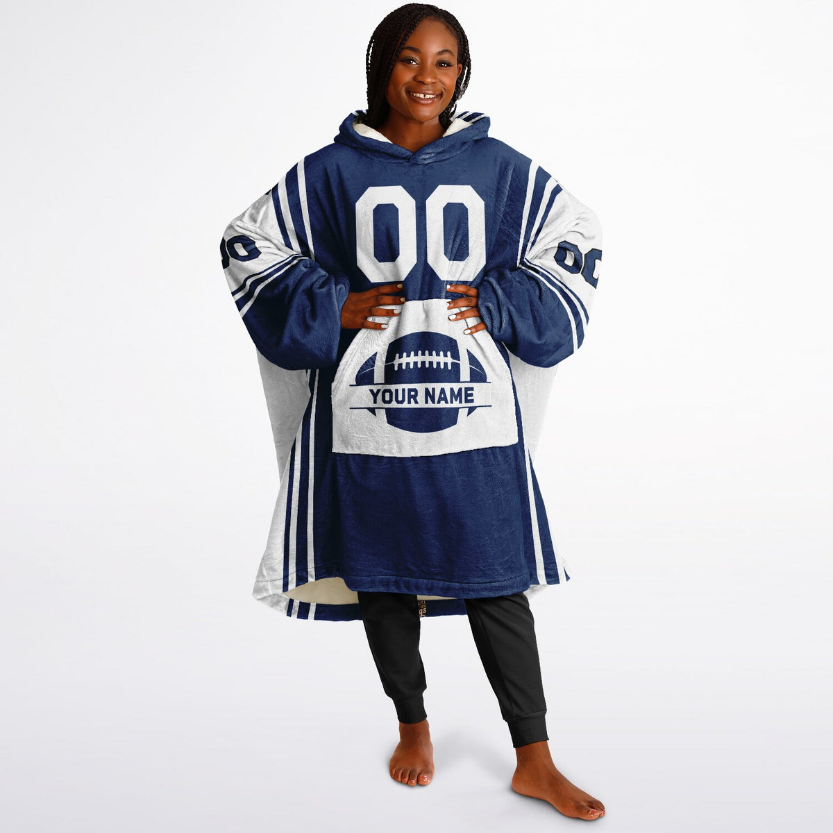 Blue/White Bold