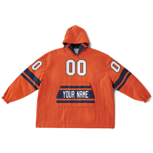 Orange/Navy Superfan Reversible