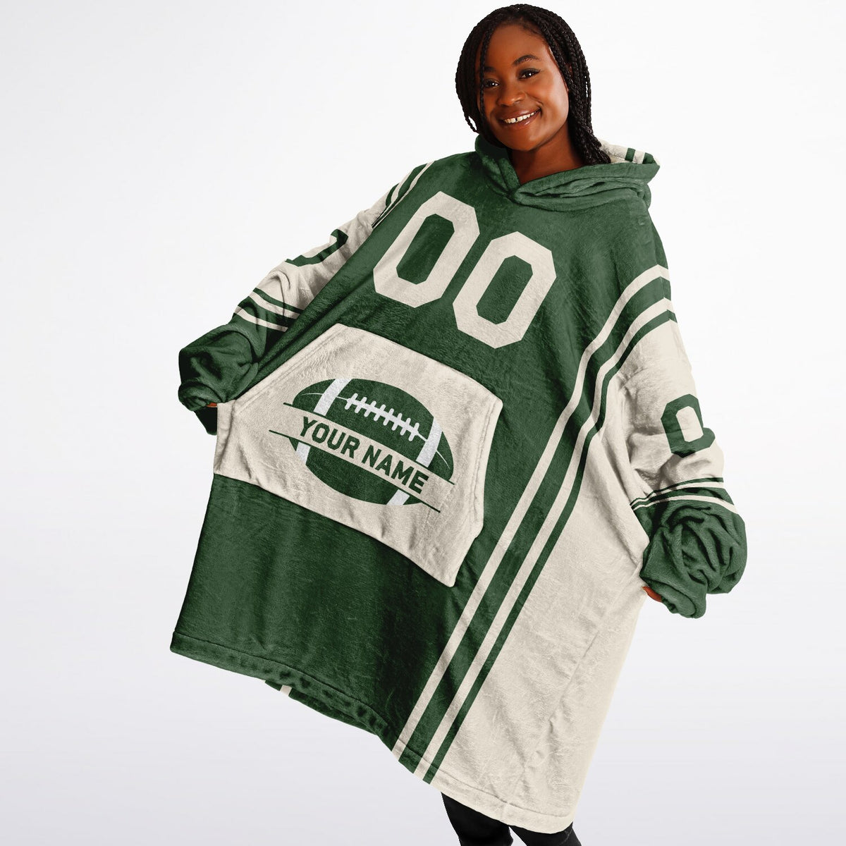 Forest Green & Cream Bold