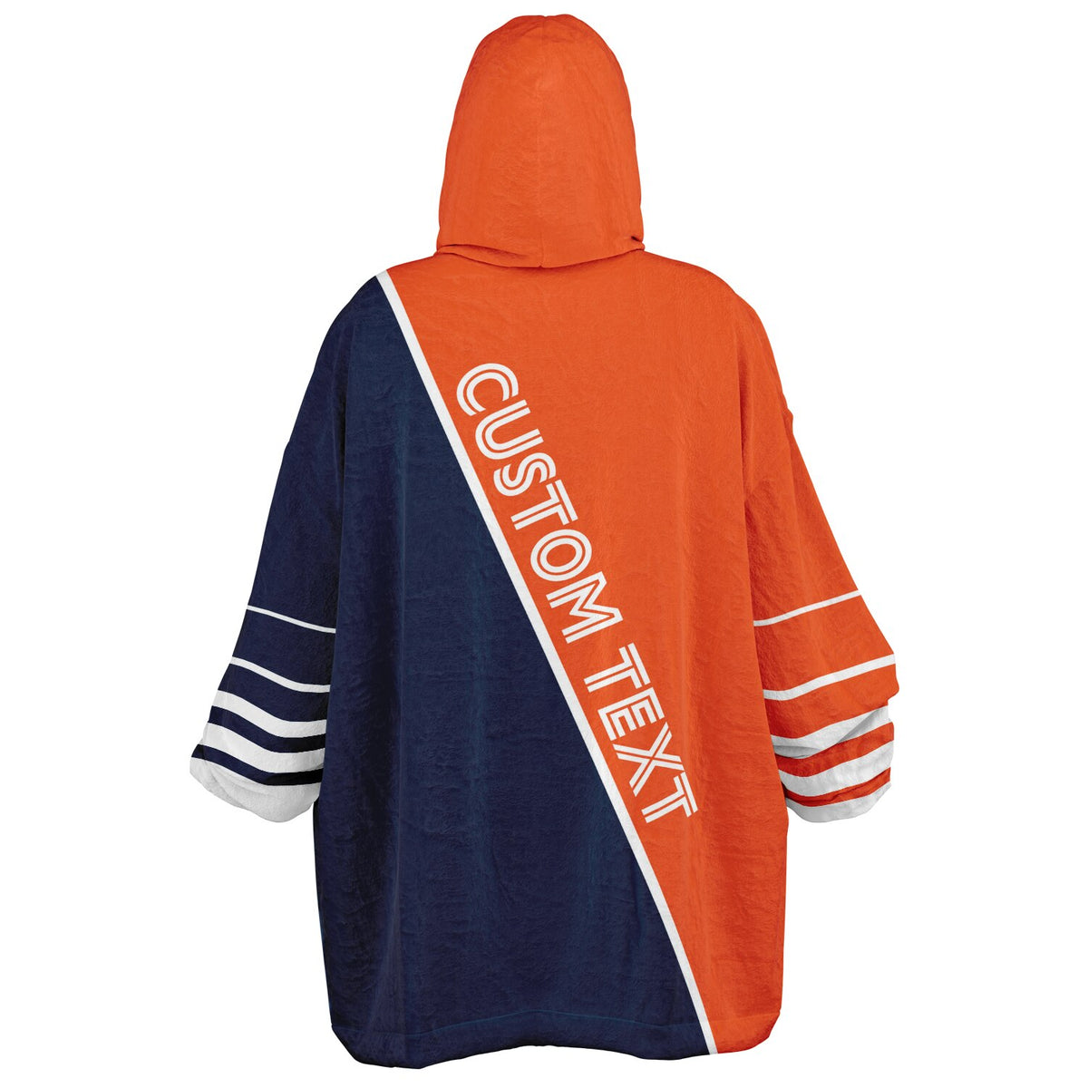 Orange Navy White Split Decision