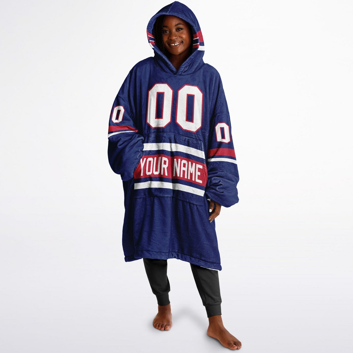 Dark Blue/Red/White Superfan Reversible