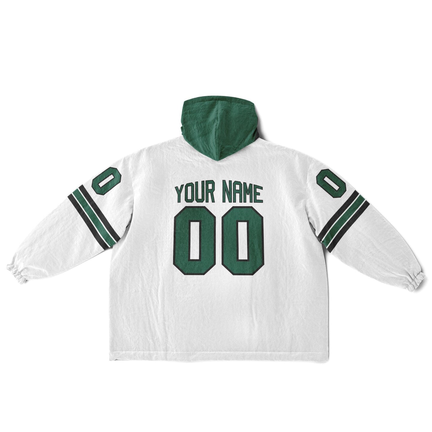 Green/Black/White Superfan Reversible