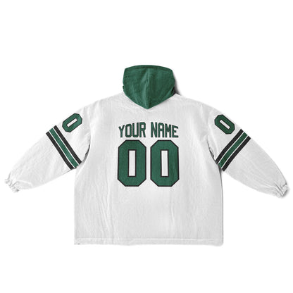 Green/Black/White Superfan Reversible