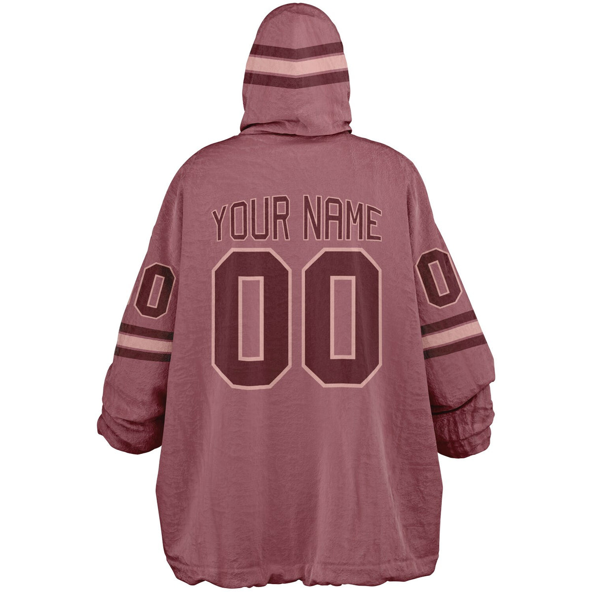Burgundy Blush Pink Rose Superfan Reversible