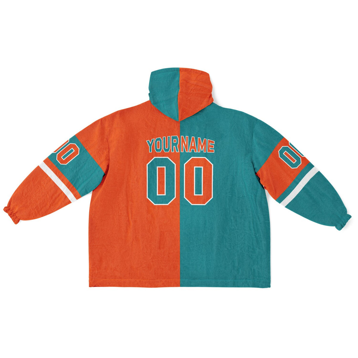 Aqua & Orange White Halftime