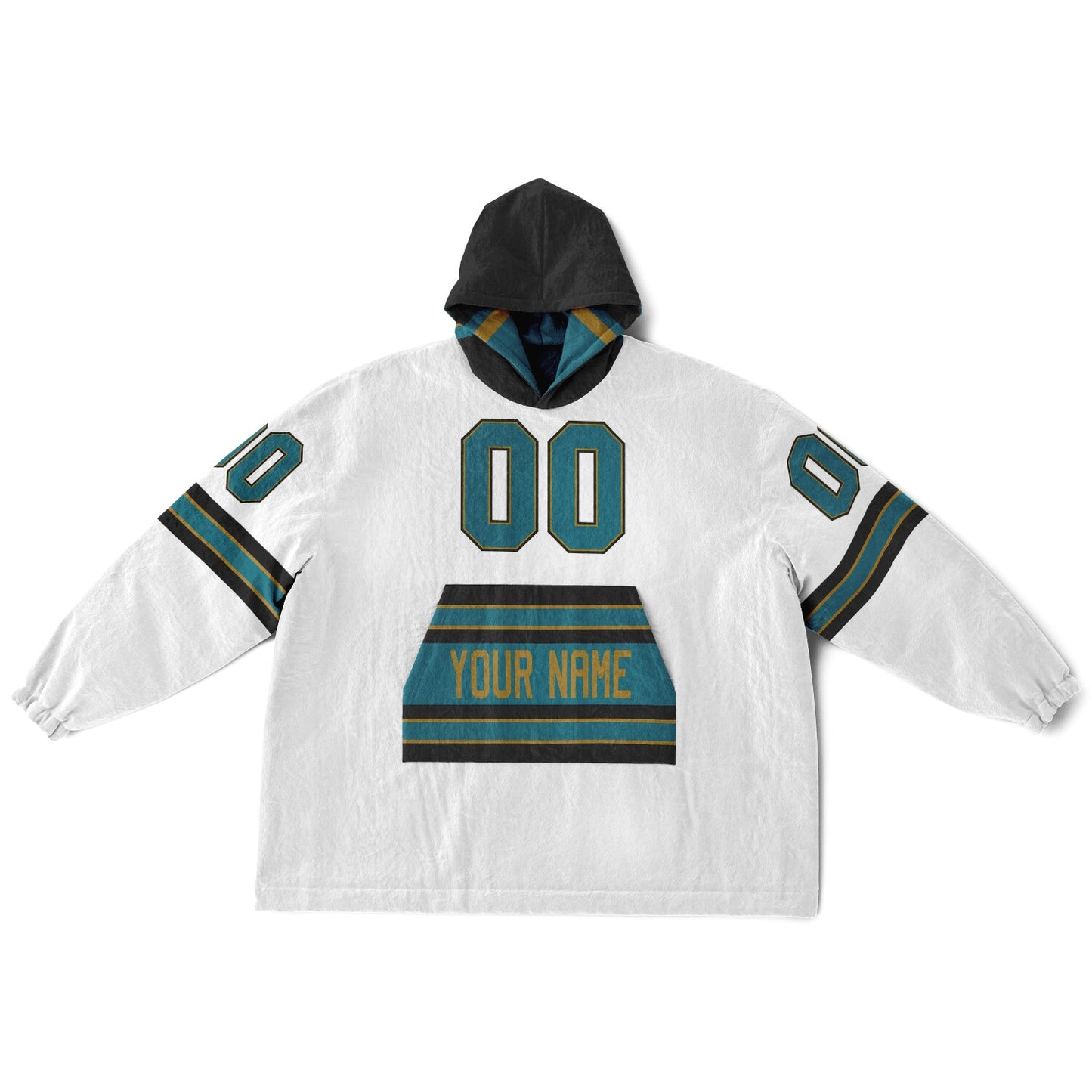 Teal/Black/Gold Superfan Reversible