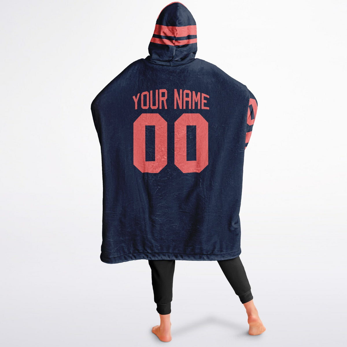 Navy & Electric Coral Superfan Reversible