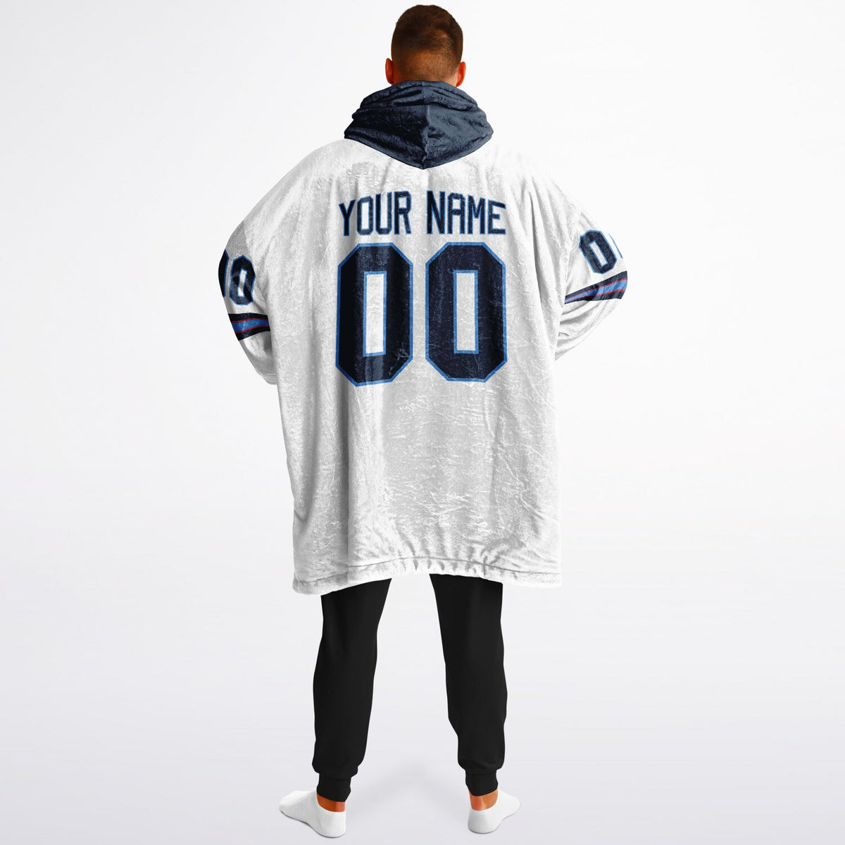 Light Blue/Navy/Red Superfan Reversible