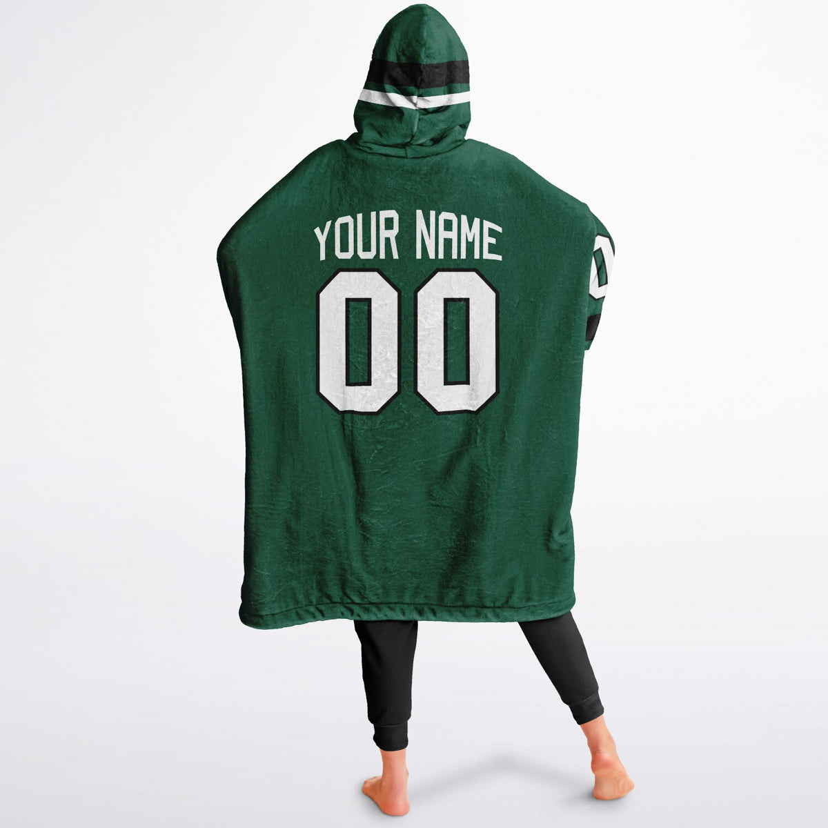 Green/Black/White Superfan Reversible