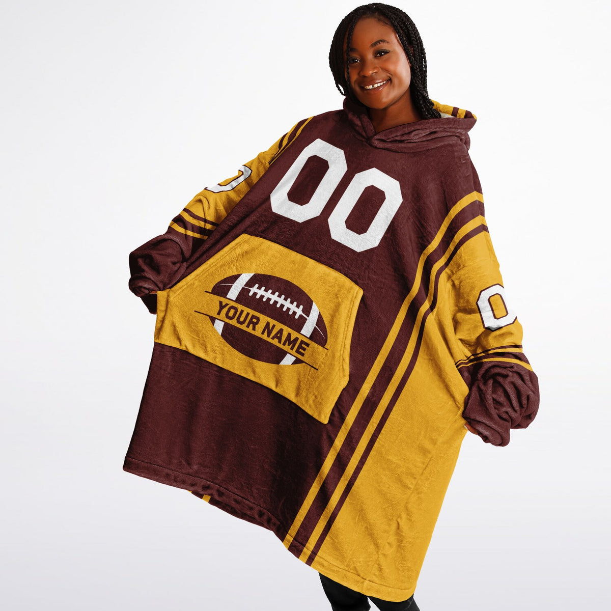 Burgundy/Gold Bold