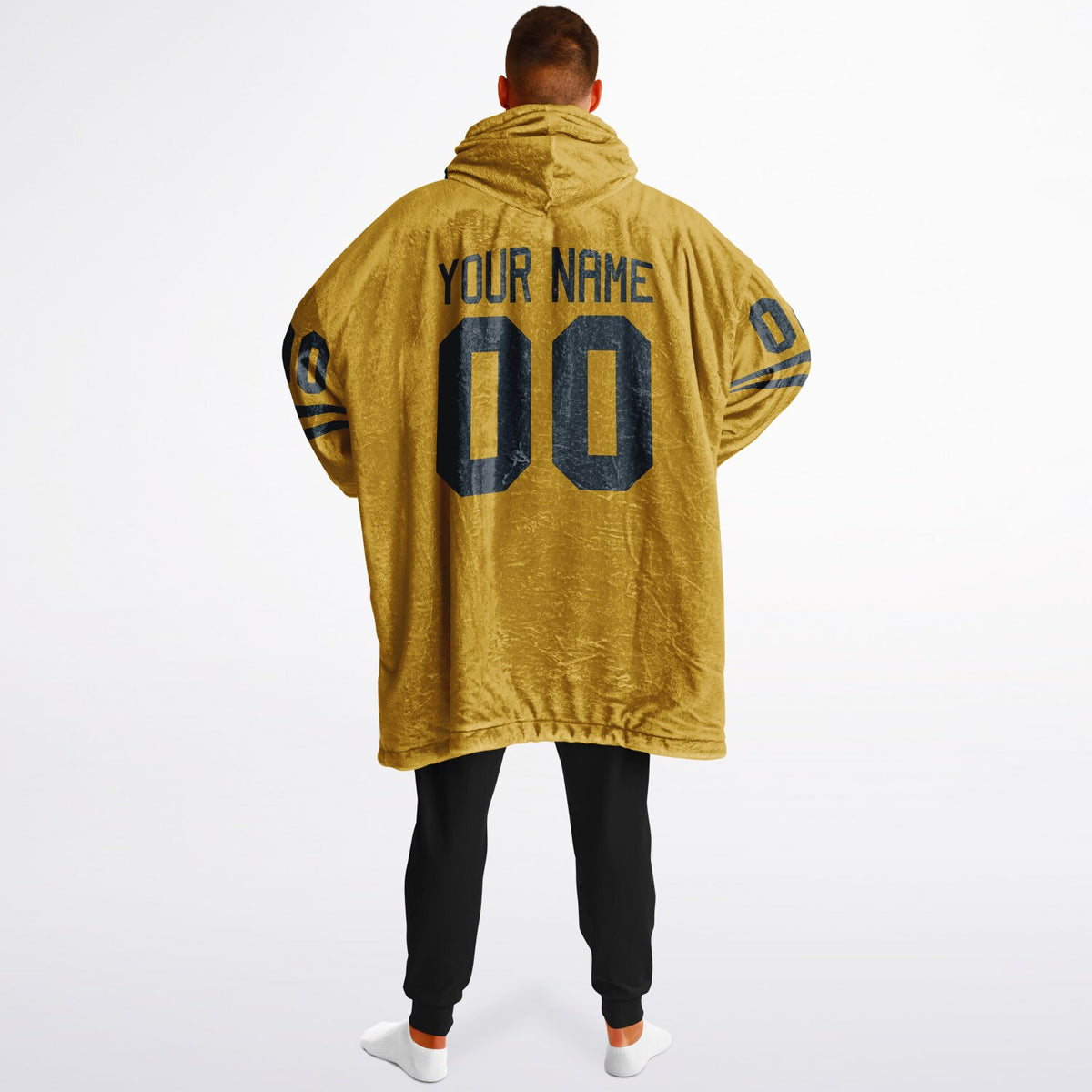 Charcoal & Mustard Superfan Reversible
