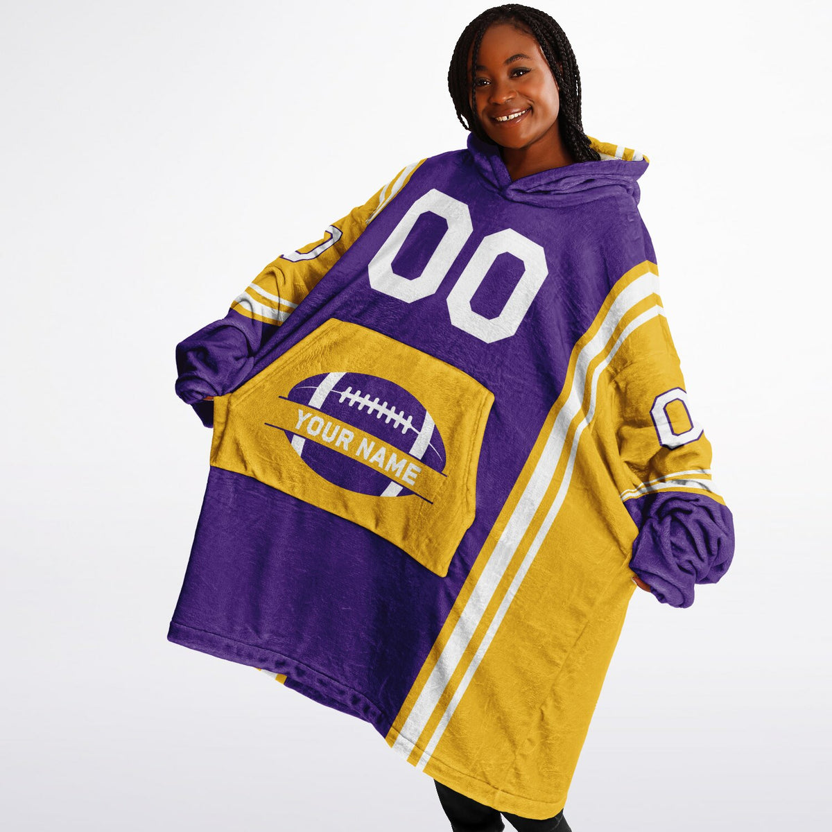 Purple/Gold/White Bold
