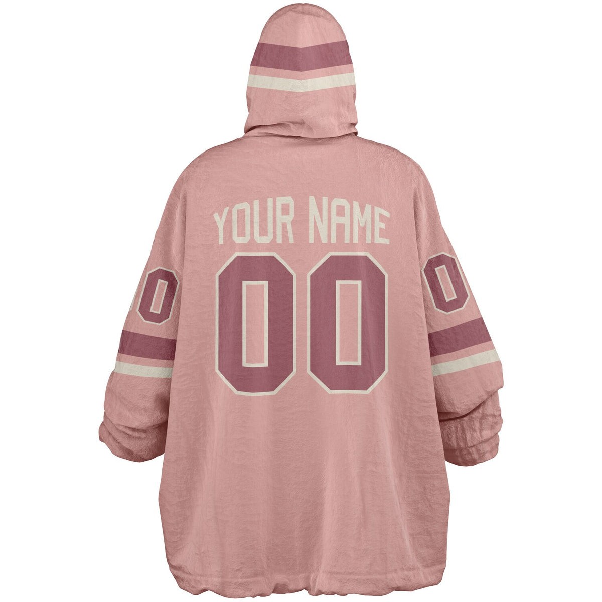 Blush Pink Cream Rose Gold Superfan Reversible