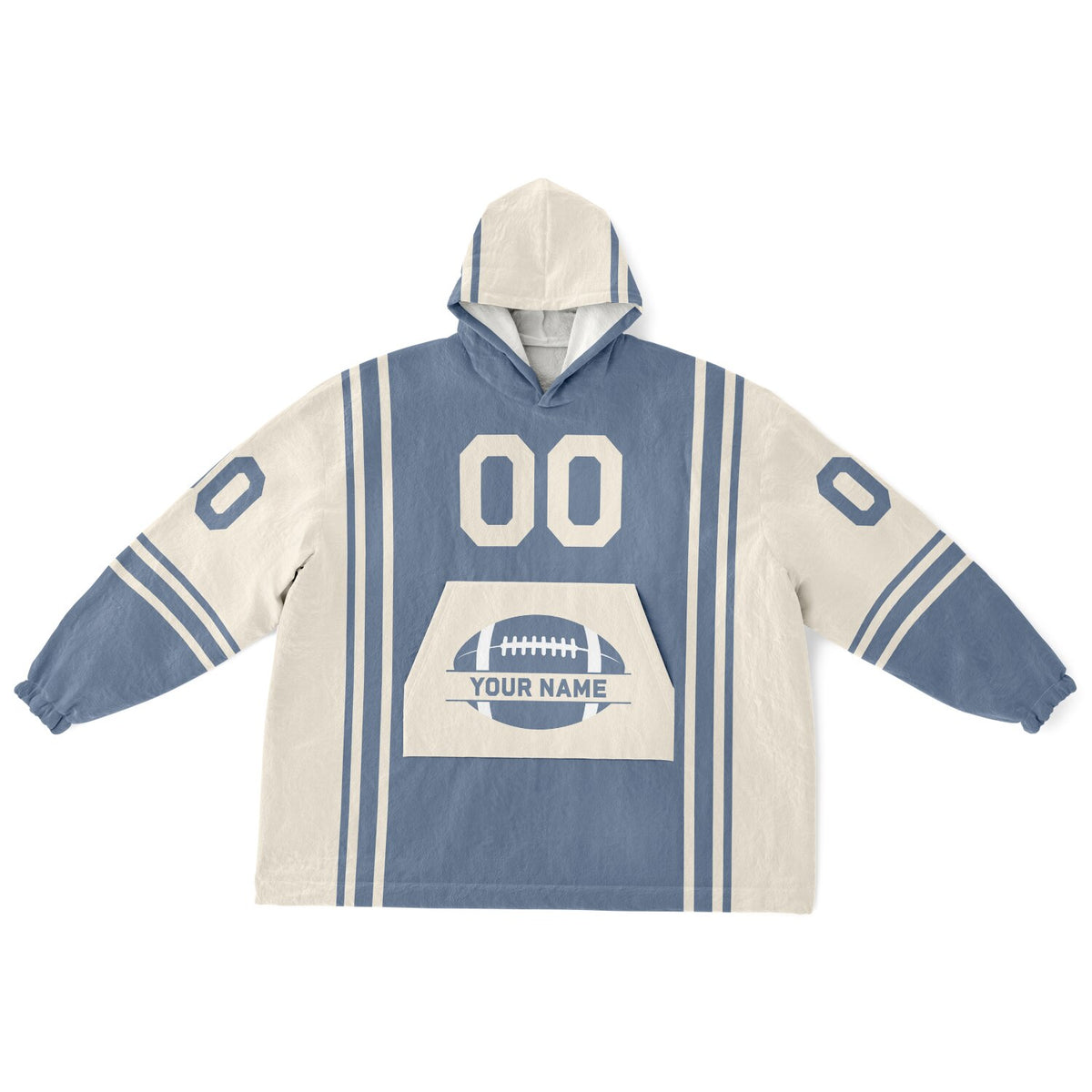 Slate Blue & Cream Bold