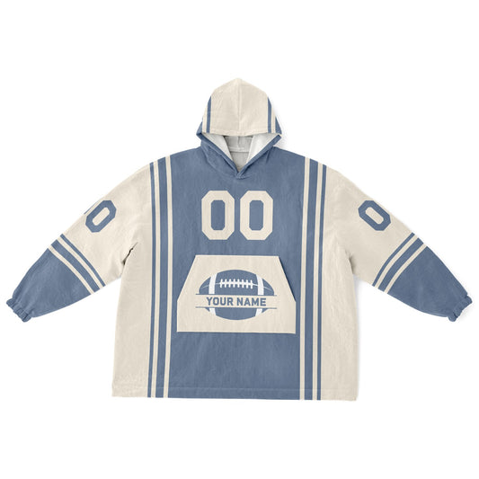 Slate Blue & Cream Bold
