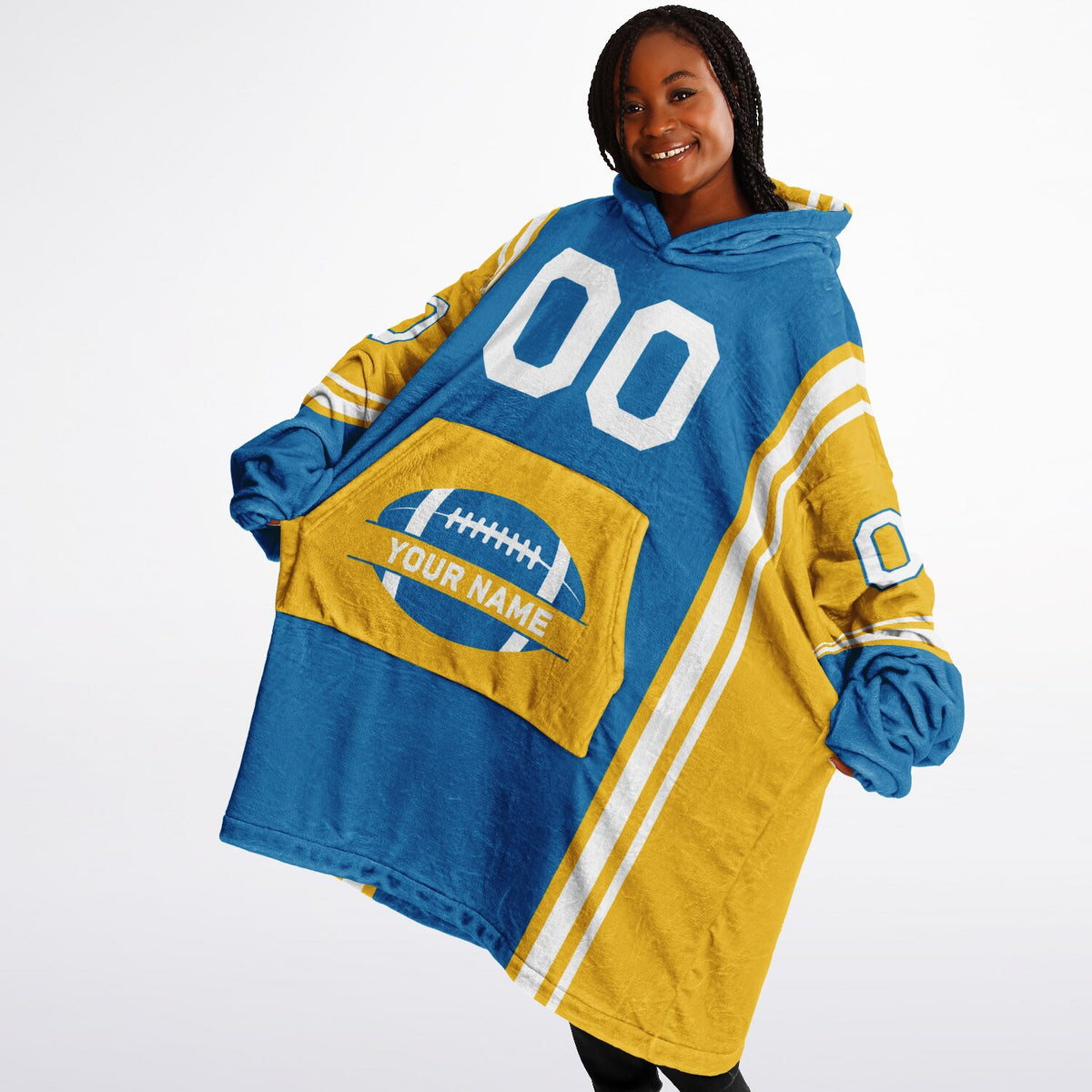 Blue/Gold/White Bold