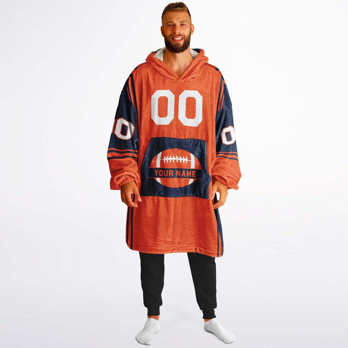 Orange/Navy Bold