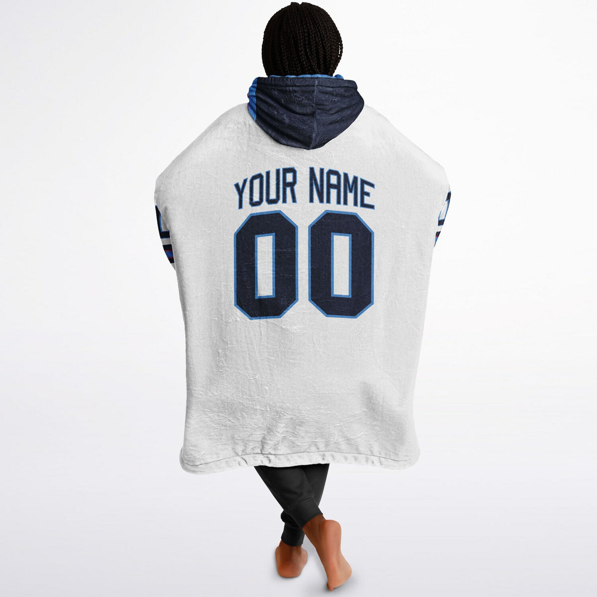 Light Blue/Navy/Red Superfan Reversible