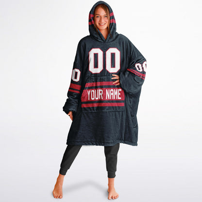 Deep Steel Blue/Red Superfan Reversible