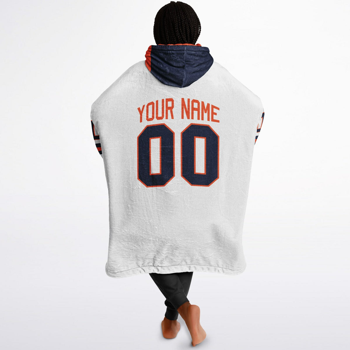 Orange/Navy Superfan Reversible