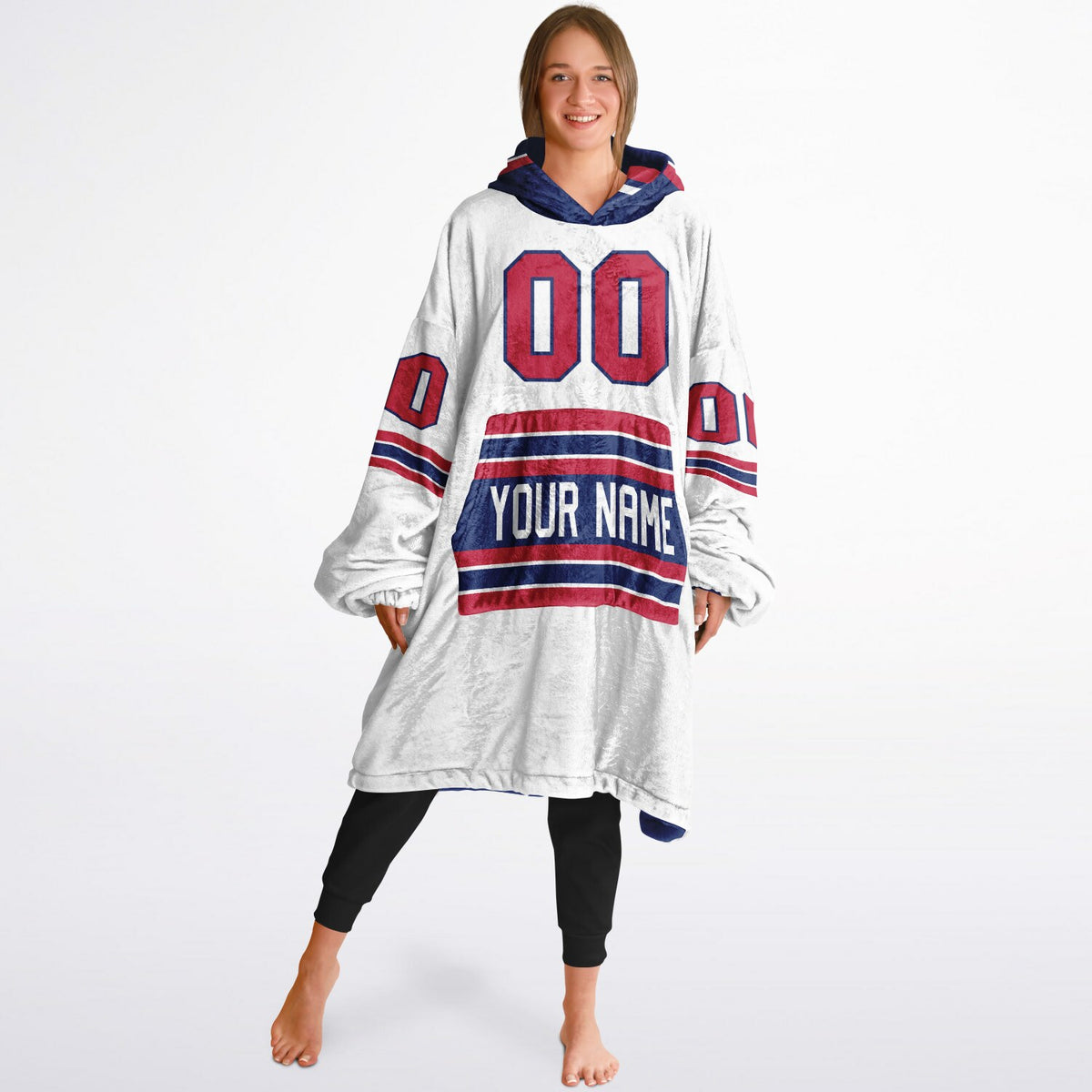 Dark Blue/Red/White Superfan Reversible