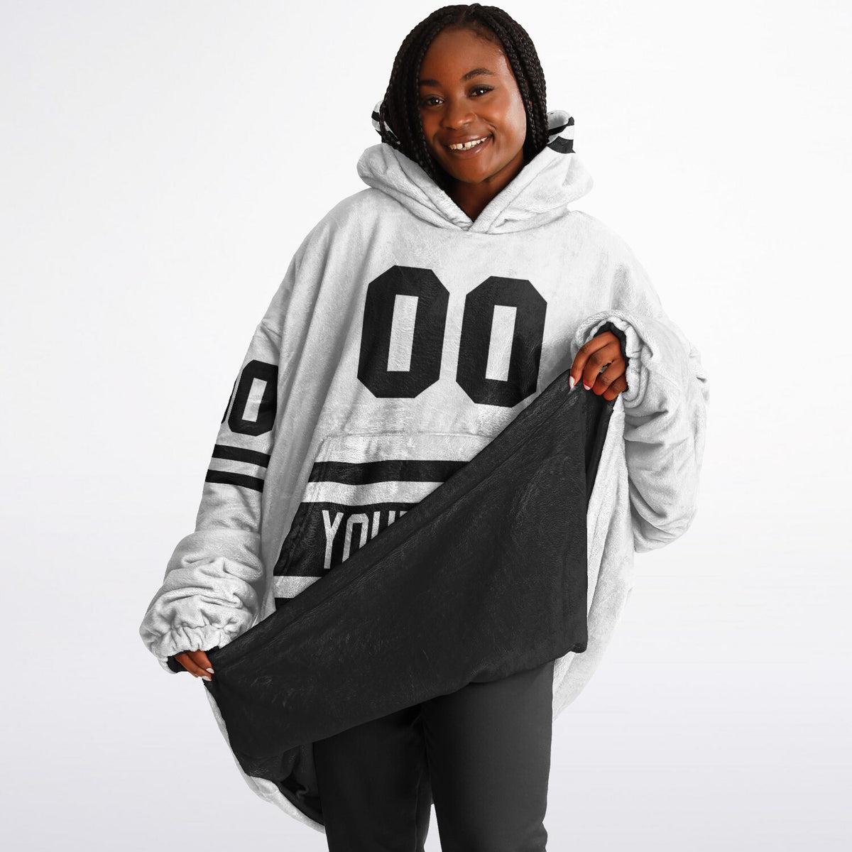 Black & White Superfan Reversible